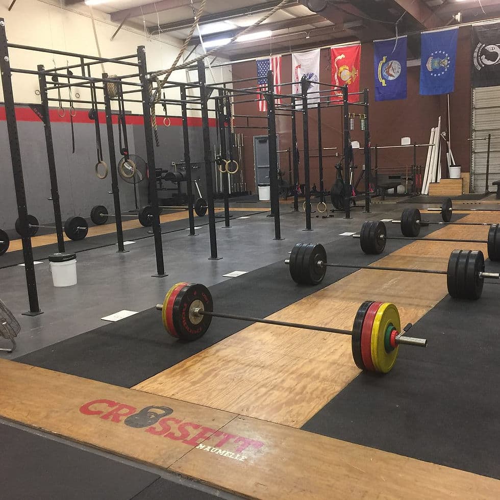 Stronger Together Fitness class on the gym floor