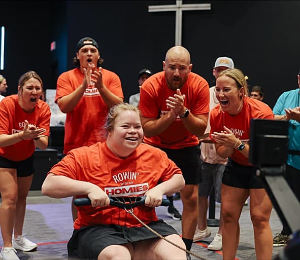 The Arkansas SO Row community rowing event